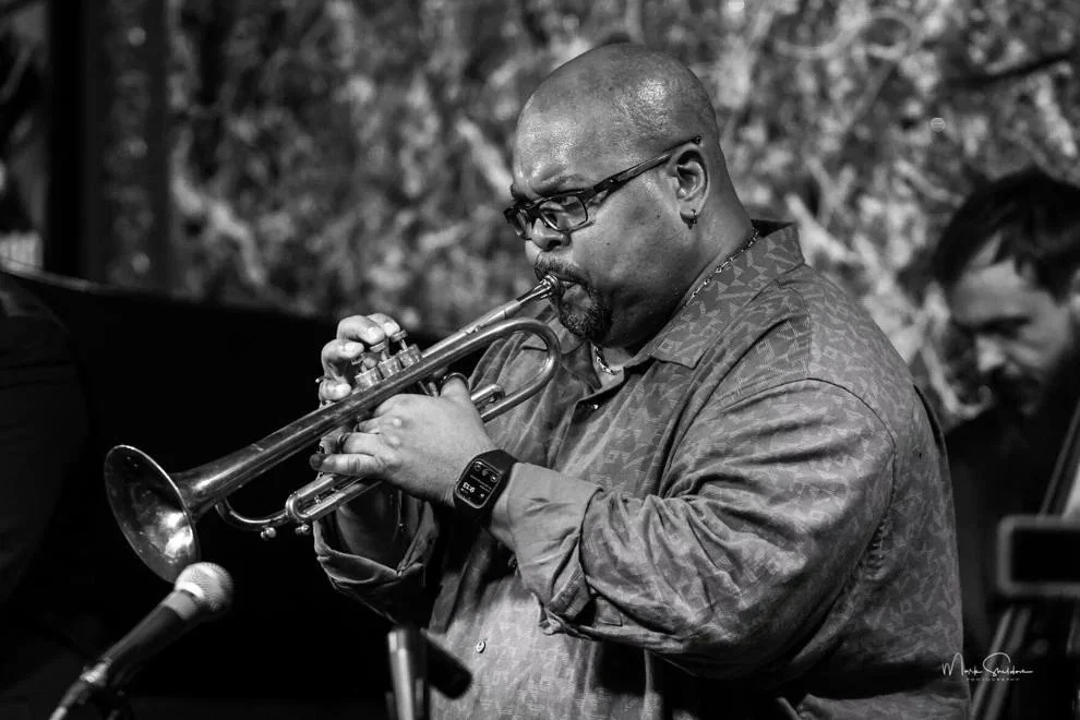 Derrick Gardner with the Indiana All State Jazz Combo